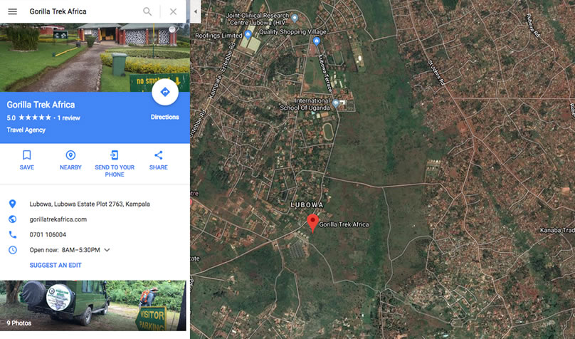 Location of GTA